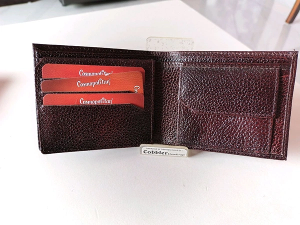 COBBLER  Men's Leather Wallet  - Brown
