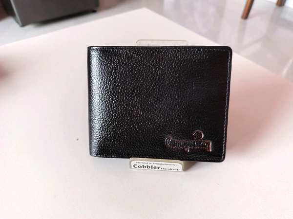 COBBLER  Men's Leather Wallet  - Black