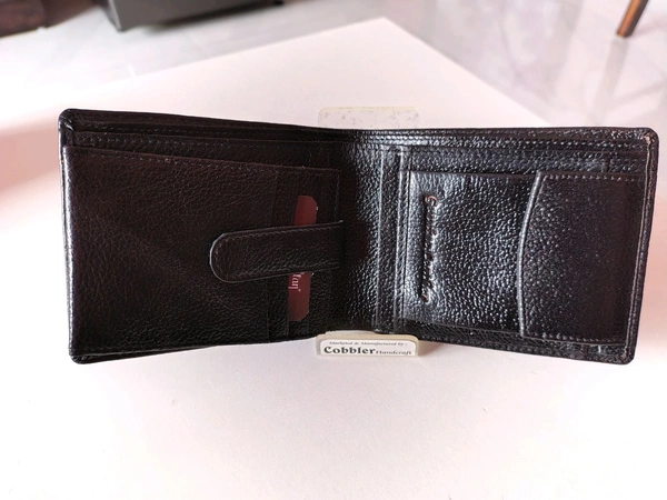 COBBLER  Men's Leather Wallet  - Black
