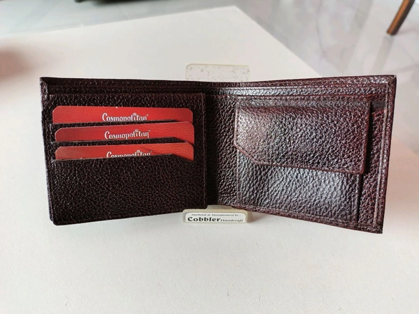 COBBLER  Men's Leather Wallet  - Black