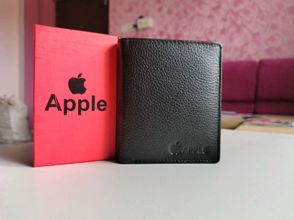 Men's Leather Wallet  - Black