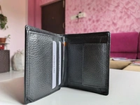 Men's Leather Wallet  - Black