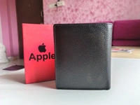Men's Leather Wallet  - Black