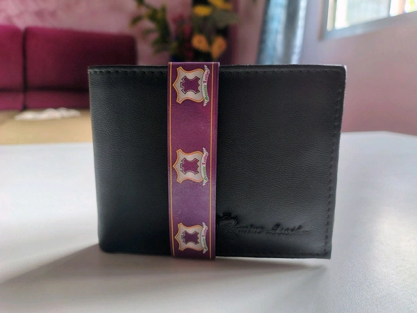Cobbler Men's Leather Wallet  - Black