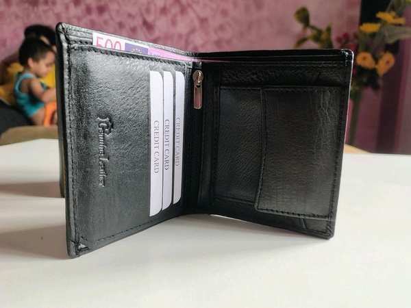 Cobbler Men's Leather Wallet  - Black