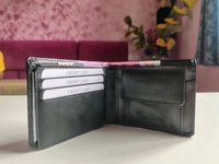 COBBLER  Men's Leather Wallet  - Black