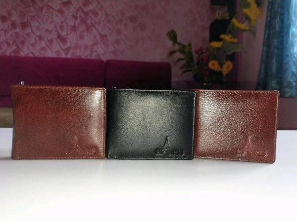 COBBLER  Men's Leather Wallet  - Nutmeg Wood Finish