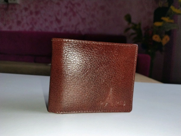 COBBLER  Men's Leather Wallet  - Nutmeg Wood Finish