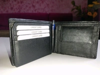 COBBLER  Men's Leather Wallet  - Black