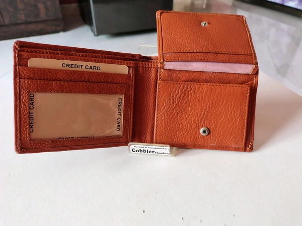 Cobbler  Men's Leather Wallet  - Bourbon