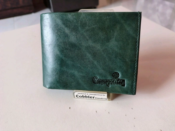 Cobbler  Men's Leather Wallet  - Teal
