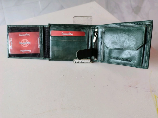 Cobbler  Men's Leather Wallet  - Teal