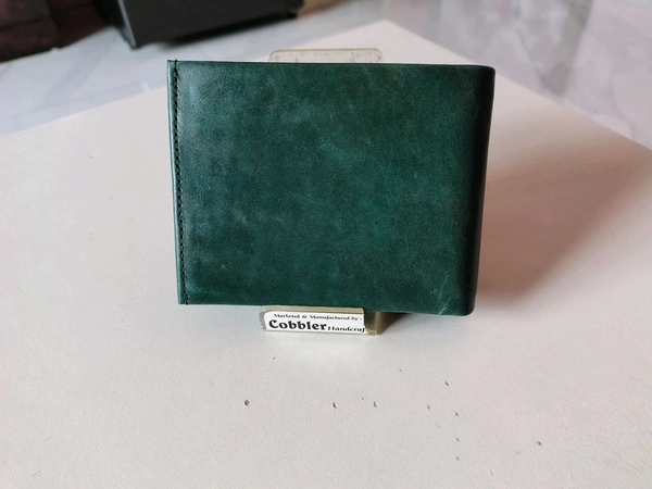 Cobbler  Men's Leather Wallet  - Teal
