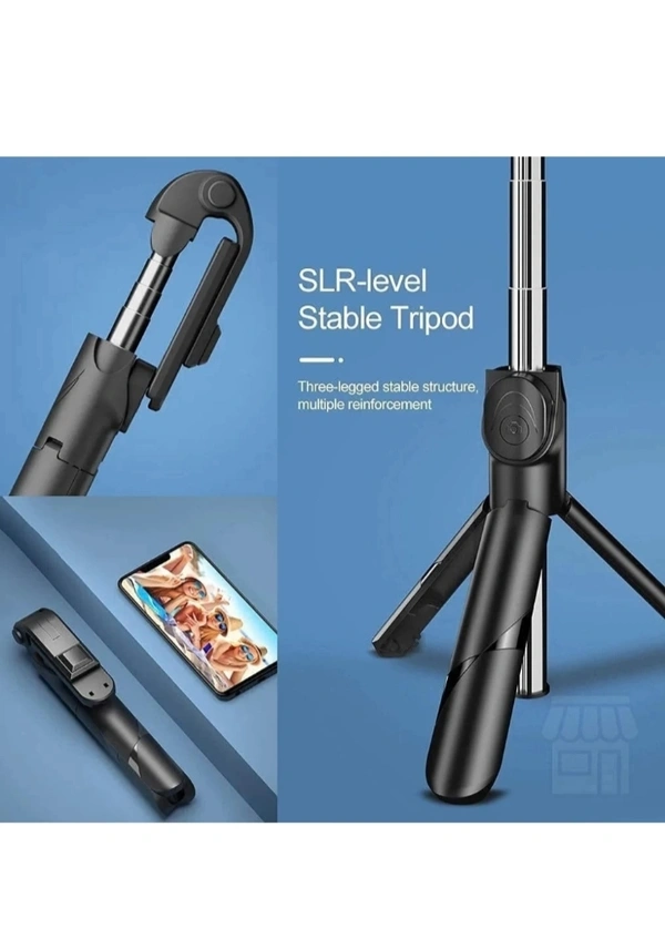 Hold up Bluetooth Selfie Stick - Black