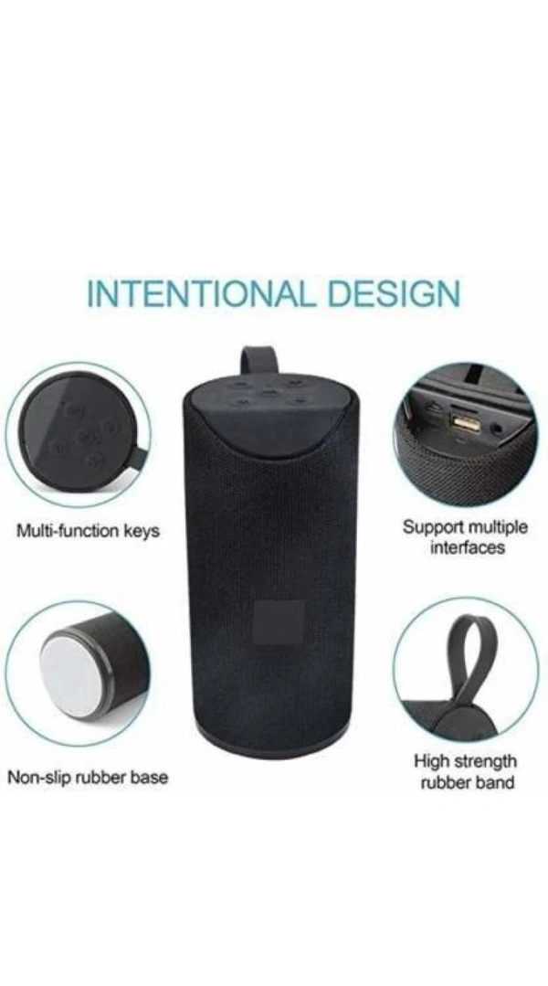 Qexle TG 113  Best  Boost Speaker - Black