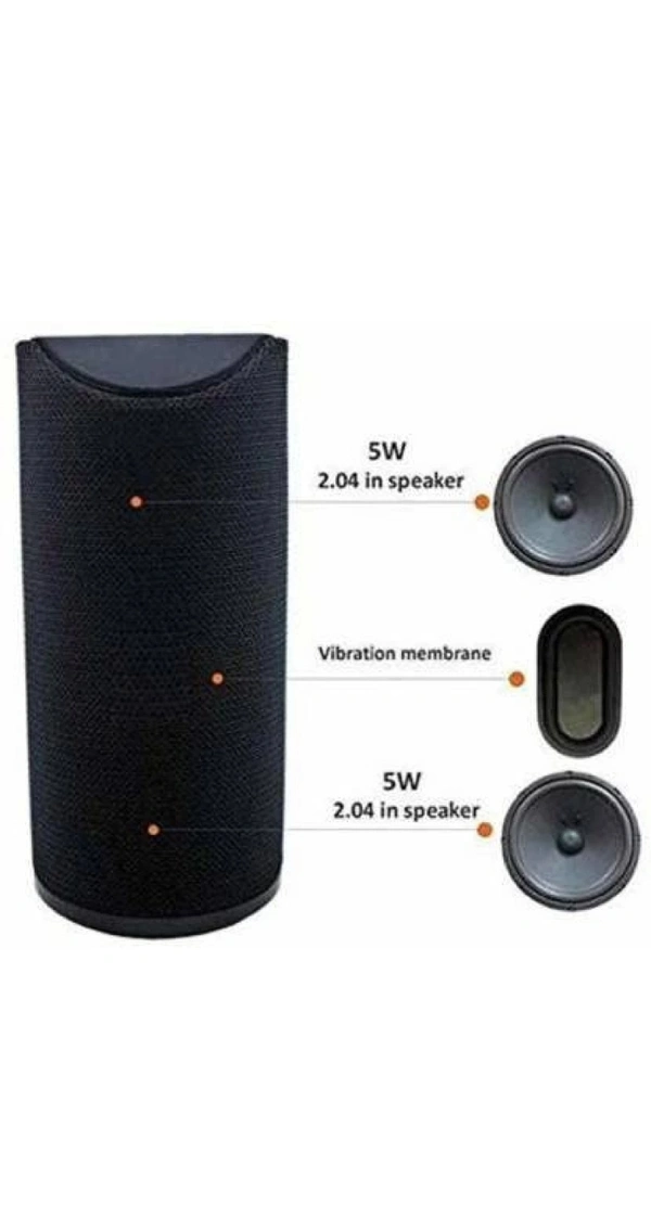 Qexle TG 113  Best  Boost Speaker - Black