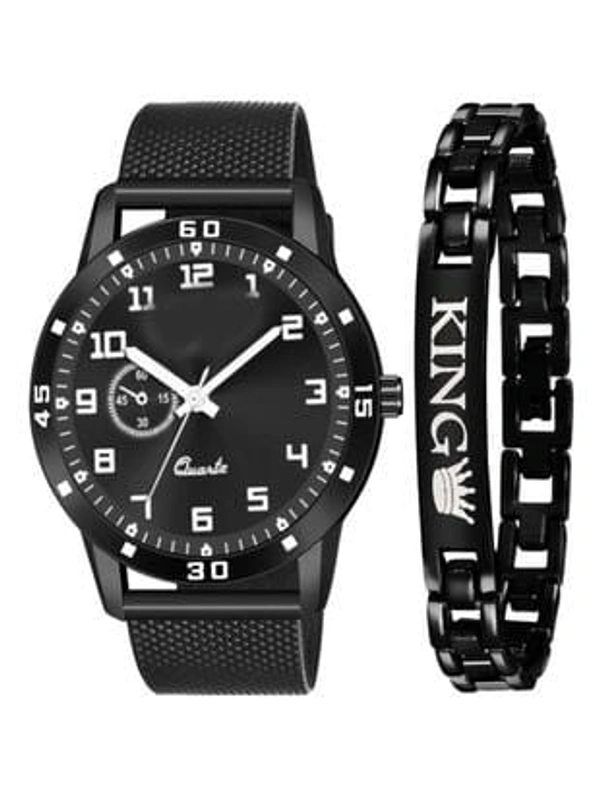 Black Belt Analog Watch 