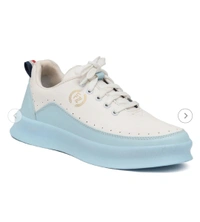 Mens  Light blue Lace Up Sneaker - 7