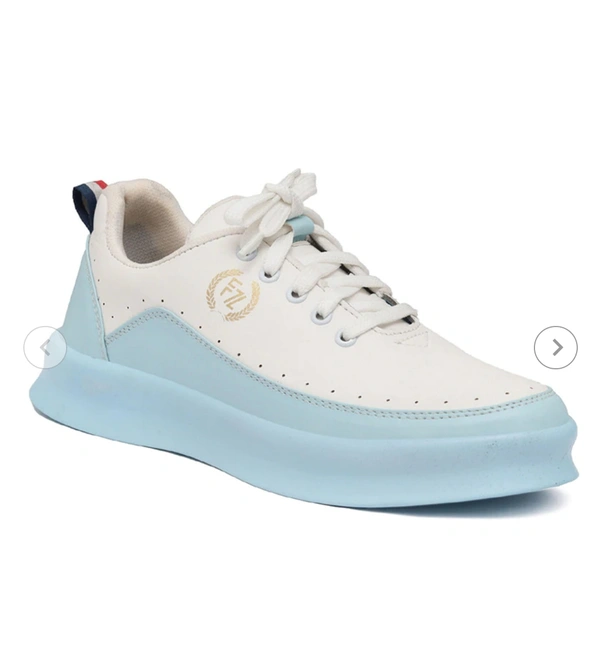 Mens  Light blue Lace Up Sneaker - 7