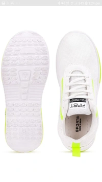 Fast Trendy Tranier Lace Of sporty Casual Running shoes for  Mens (White) - 8