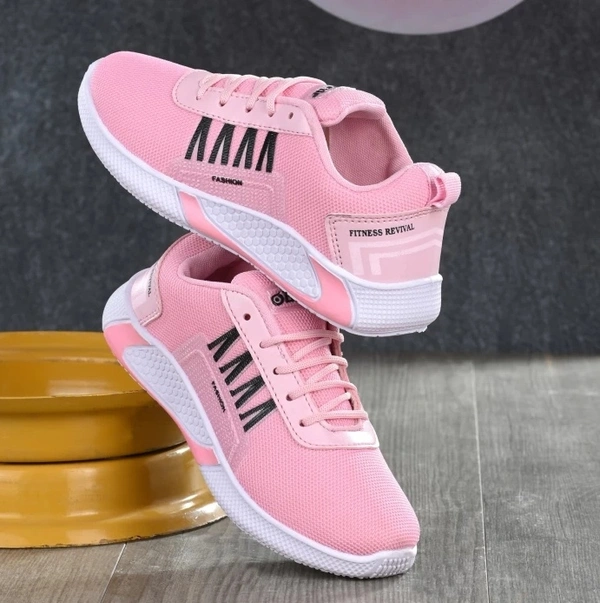 BIRDE Premium casual shoes for women sneakers for Women (Pink)  - 4