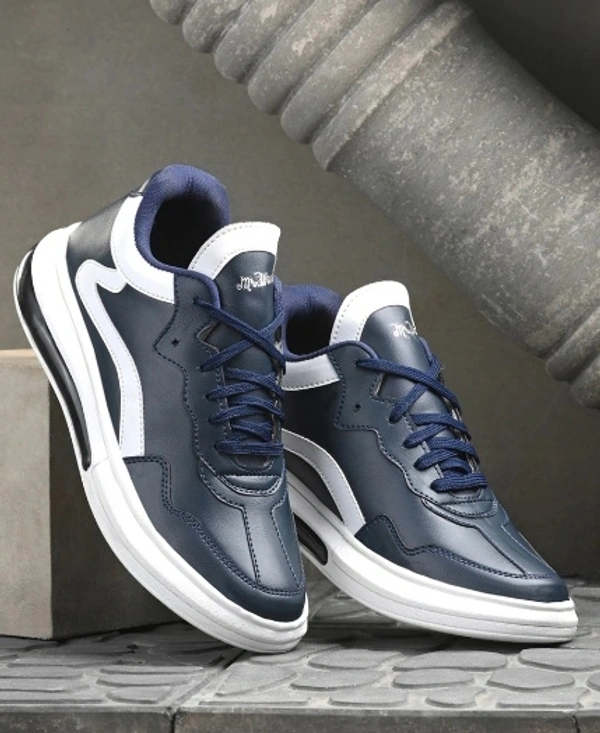 MRWONKER   Men Lace Up Sneakers  - Blue, 7