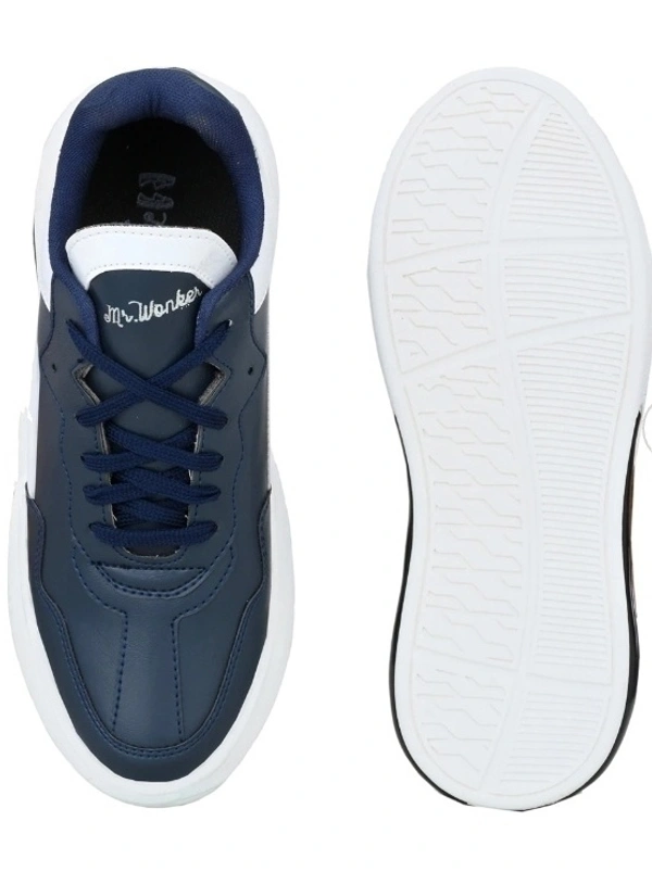 MRWONKER   Men Lace Up Sneakers  - Blue, 7