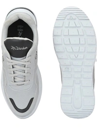 MRWONKER   Men Lace Up Sneakers  - Gray, 6