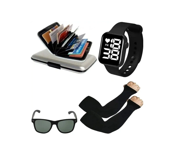 Combo Pack Watch / Sunglasses / Wallet / Glaves 