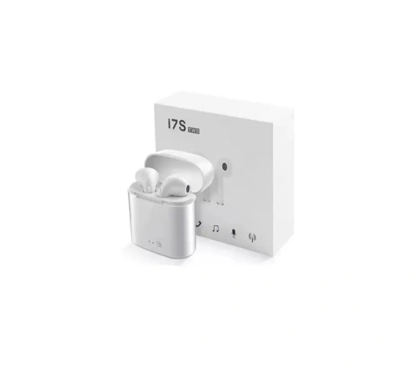 I7s Headfone Tws Earphone True Wireless White - White