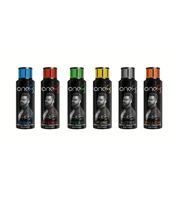 One 8 By Virat Kohli Aquea Perfume Body Spray 200ml - Free Size, Blue