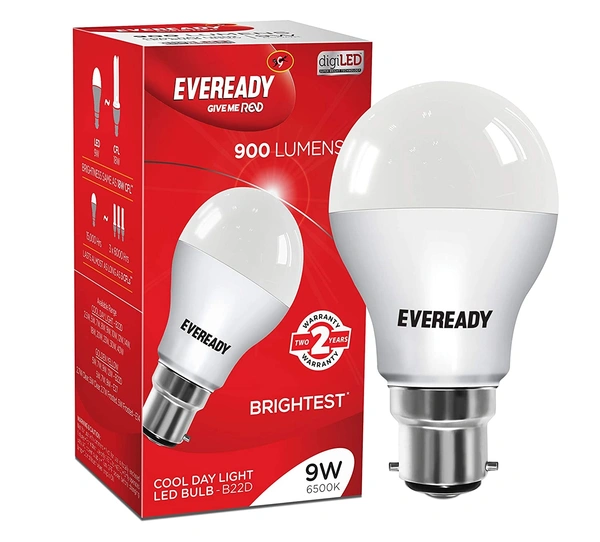 9W Led Bulb Eveready Pack Of 2