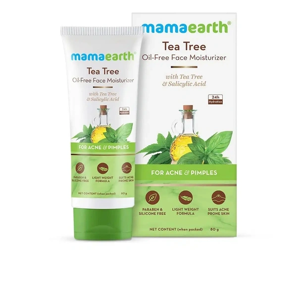 Mamaearth Tea Tree Oil Free face Moisturizer -80g