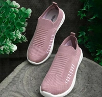Vokline Women Lilac Pink Color Sports And Running Shoes - 8