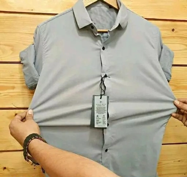 Men Lycra Formal Shirt - m