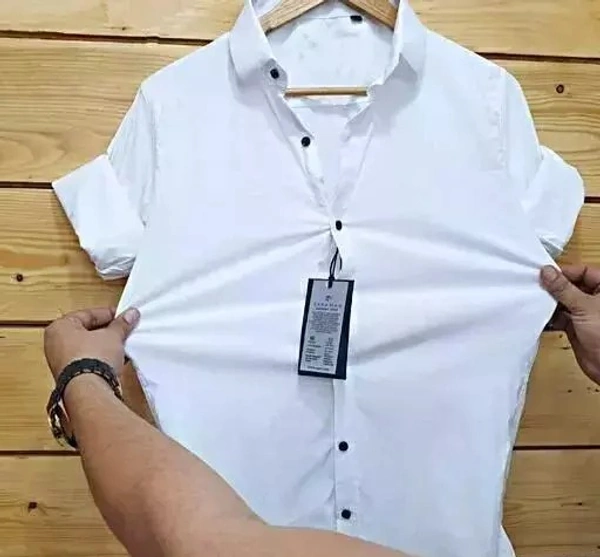 Men Lycra Formal Shirts - M