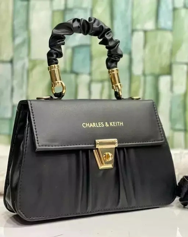 Fine Design Women Solid Pu Leather Sling Bag - Free Size