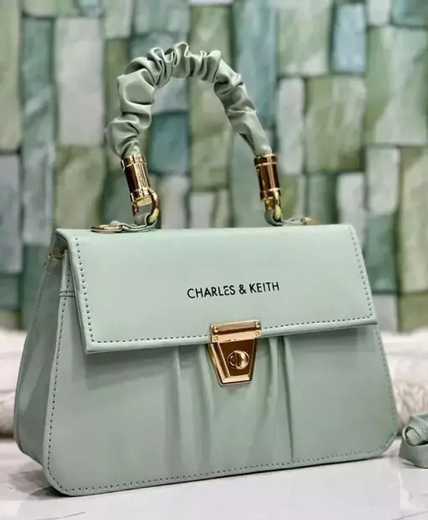 Fine Design Women Solid Pu Leather Sling Bag - Free Size