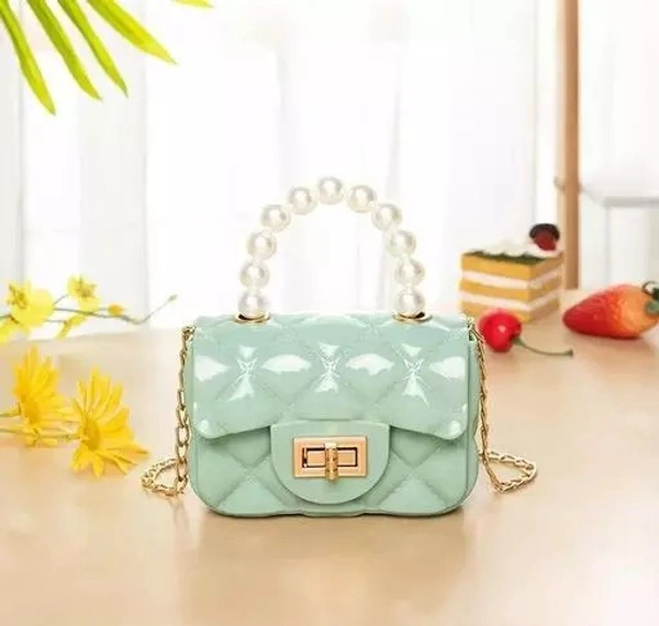 Mini jelly purse and handbags,waterproof and washable sling bag - Free Size