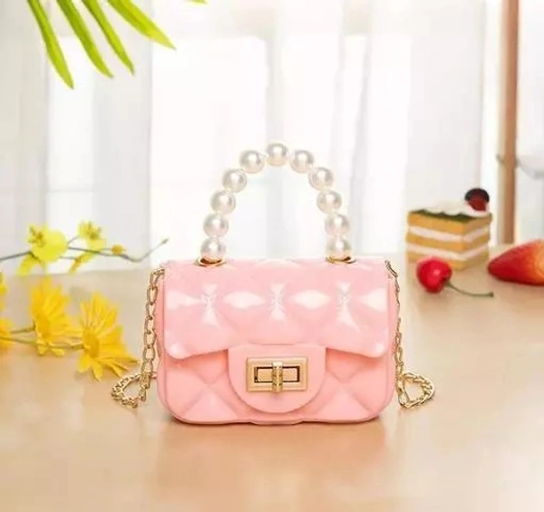 Mini jelly purse and handbags,waterproof and washable sling bag - Free size
