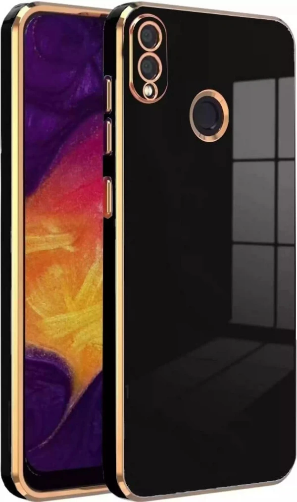 redmi note 5 pro black golden cover  - Free Size