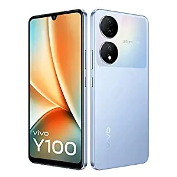 Vivo Y100 5G (Pacific Blue, 8GB RAM, 128GB Storage)  - Free Size