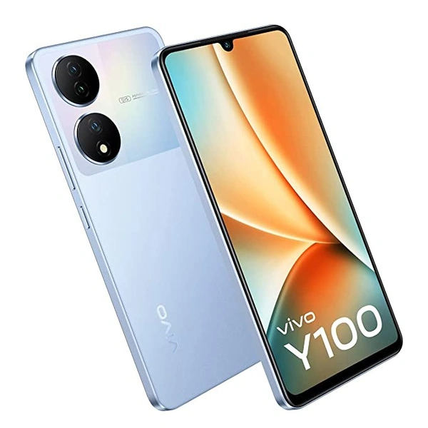 Vivo Y100 5G (Pacific Blue, 8GB RAM, 128GB Storage)  - Free Size