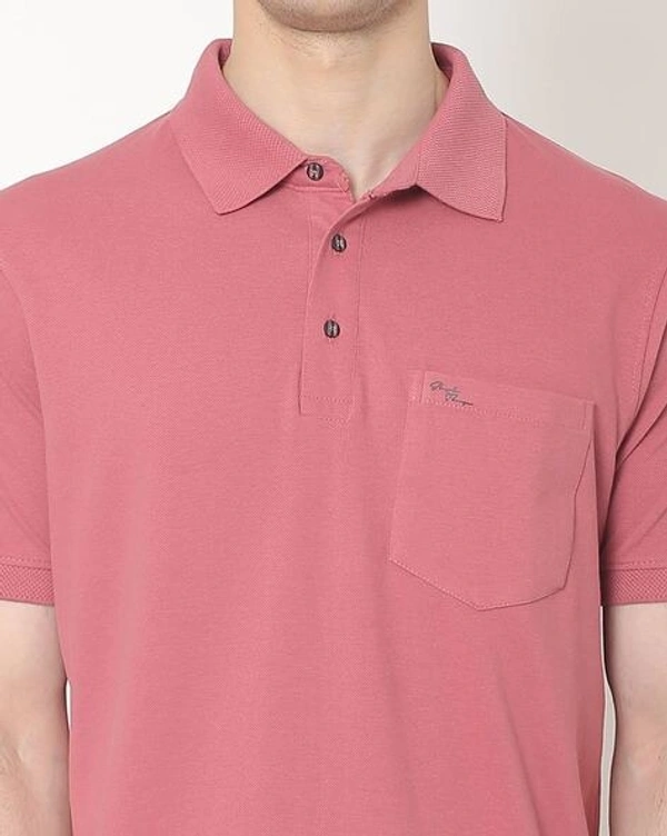 Polo T-shirt with Patch Pocket - M