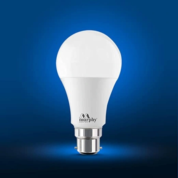 Murphy 9W B22D BEE 3 Star Rated LED Cool Day White Bulb, Pack of 4 (GLO) - Free Size, 1 Day Delivery