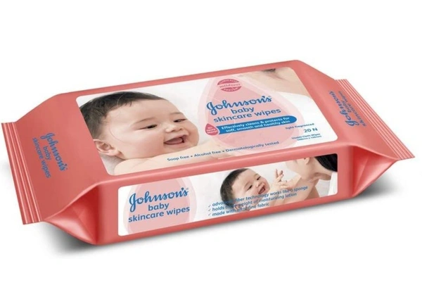 Johnson's Baby Wipes (20 wet wipes)