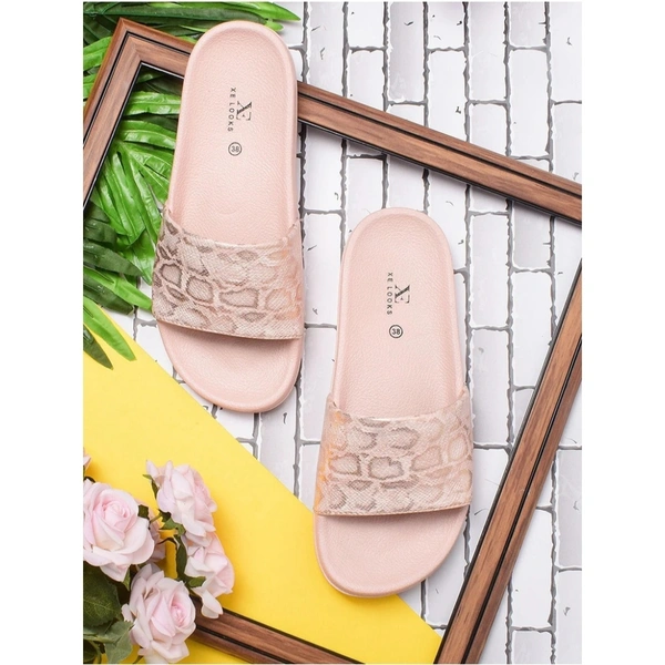 Women Pink Slip On Flip Flop - 4