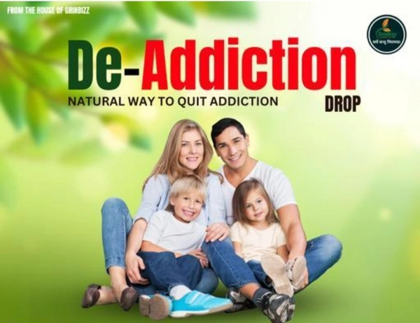 No Addiction Drop Help To Quit Addiction / Stop Alcohole - 30ml, 100% Natural And Herbal Product