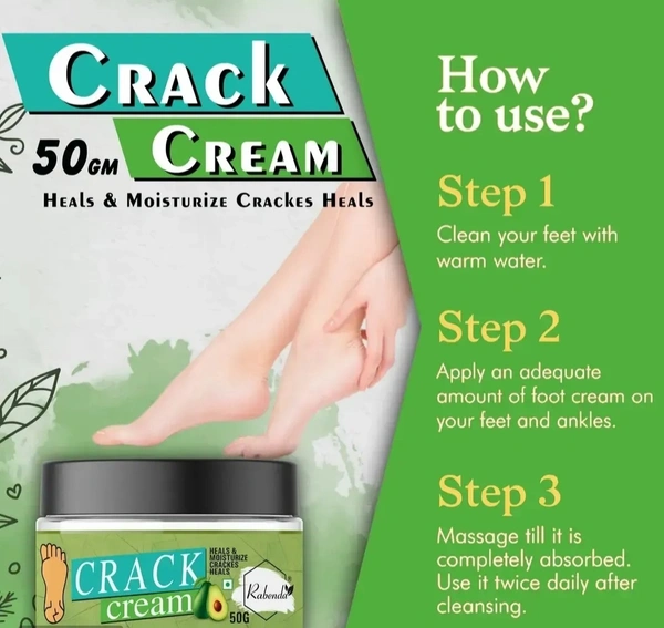 Rabenda Foot Care Cream For Rough And Dry Craked Heel Feet Cream - 50g