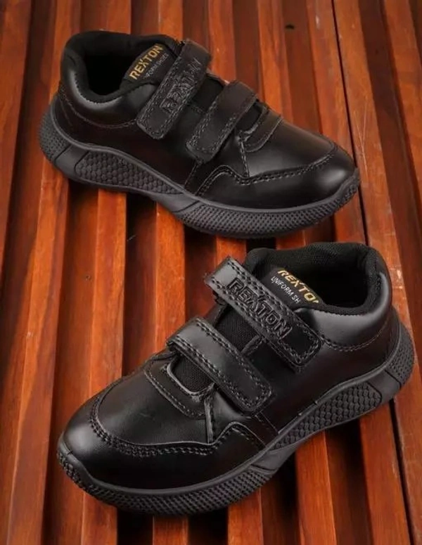 Tway School shoes Boys & Girls Black Casual Sneakers Boys Kids Sports Shoes pack of 1 - 7-8 Years, Black